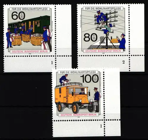 Berlin 876-878 postfrisch mit Formnummer #IW900