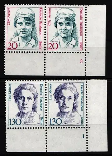 Berlin 811-812 postfrisch mit Formnummer #IW802