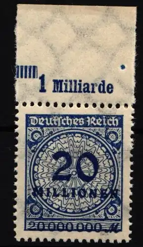 Deutsches Reich 319 A P OR B postfrisch #IL630