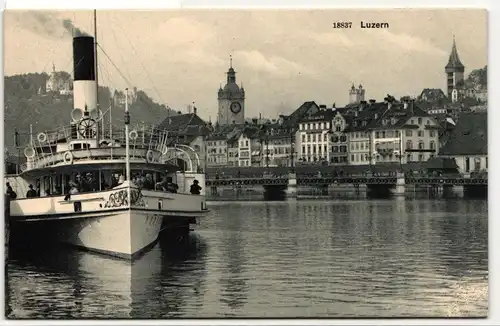 AK Sassnitz a. Rügen Fähre mit Fahrbrücke #PN275