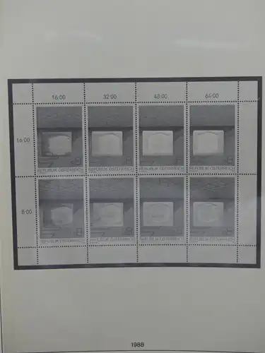 Österreich 1988-1990 im Lindner T falzlos Vordruck -leer- #LX430