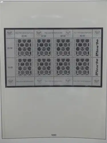 Österreich 1988-1990 im Lindner T falzlos Vordruck -leer- #LX430