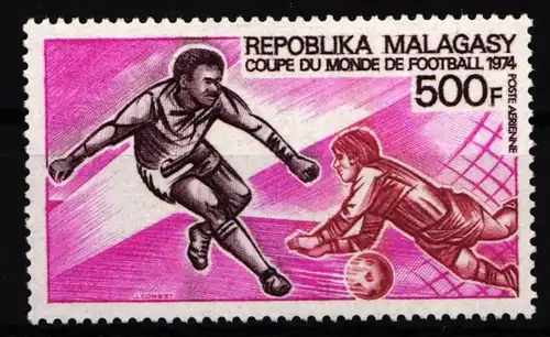 Madagaskar 703 postfrisch Fußball WM 1974 #IR537