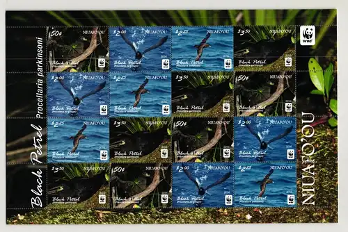 Niuafo'ou Inseln 611-614 postfrisch als ZD Bogen #IP678