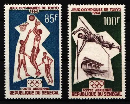 Senegal 288-289 postfrisch Olympische Sommerspiele #IR550