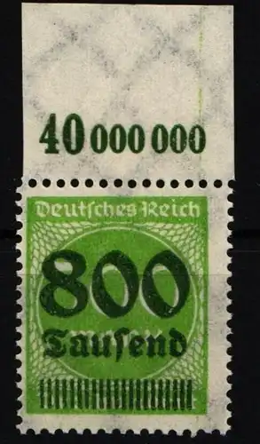 Deutsches Reich 304 A P OR postfrisch #IL696