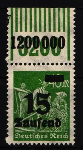 Deutsches Reich 279 b W OR postfrisch 1/11/1 #IR400