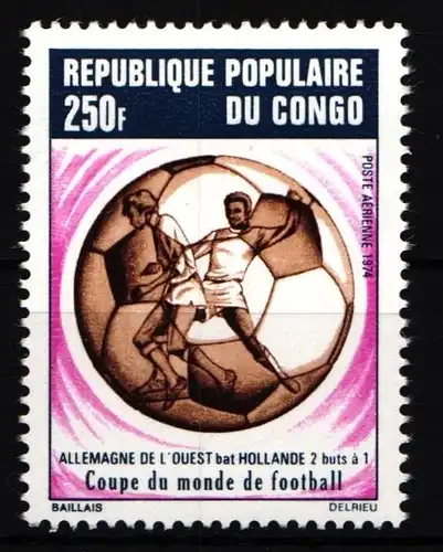 Kongo 416 postfrisch Fußball WM 1974 #IR527