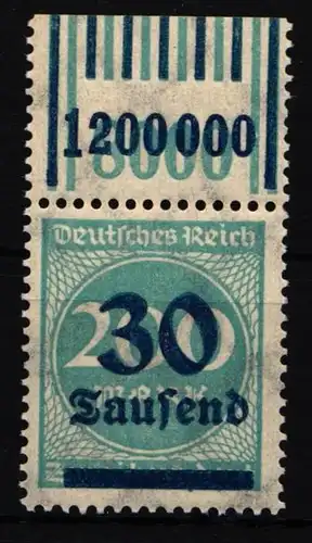 Deutsches Reich 285 W OR postfrisch 2/9/2 - 1/5/1 #IR417