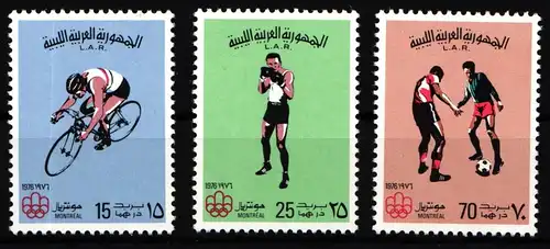 Libyen 531-533 postfrisch Olympische Sommerspiele #IR536