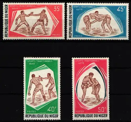 Niger 478-481 postfrisch Traditionelle Sportarten #IR561