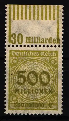 Deutsches Reich 324 A P/W OR postfrisch 1/11/1 #IR451