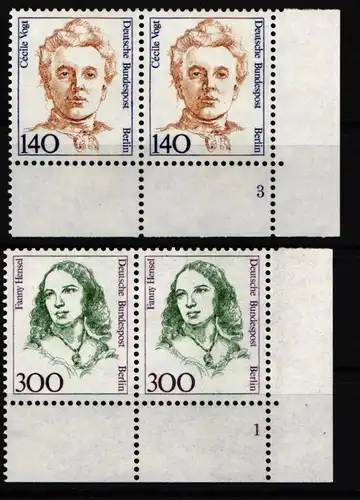 Berlin 848-849 postfrisch mit Formnummer #IW833