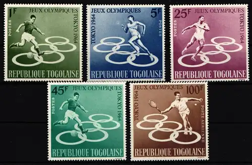 Togo 435-439 postfrisch Olympische Spiele #IR588