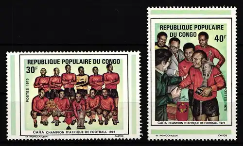 Kongo 462-463 postfrisch Fußball #IR531