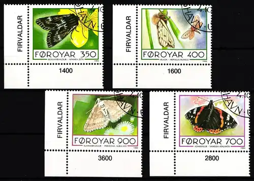 Färöer Block 16 postfrisch Schmetterlinge #IL882