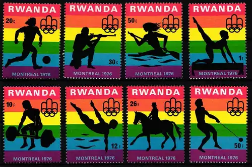 Ruanda 823-830 postfrisch Olympische Spiele #IR630
