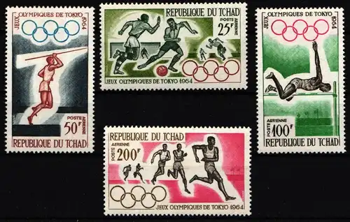 Tschad 120-123 postfrisch Olympische Spiele #IR595