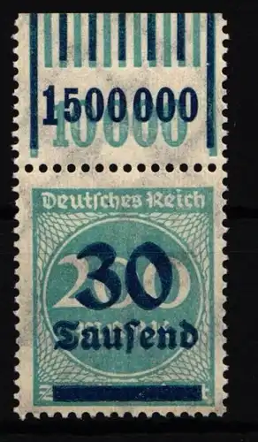 Deutsches Reich 285 W OR postfrisch 2/9/2-1/5/1 #IL607