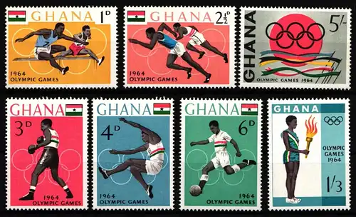 Ghana 188-191 postfrisch Olympische Spiele #IR620