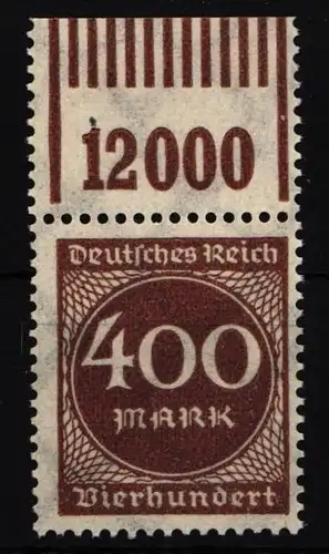 Deutsches Reich 271 W OR postfrisch 1/11/1 #IL980