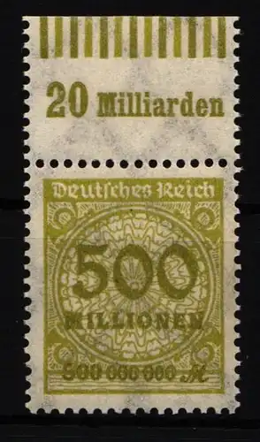 Deutsches Reich 324 A W OR postfrisch 0/6/0 - 0/7/0 #IL641