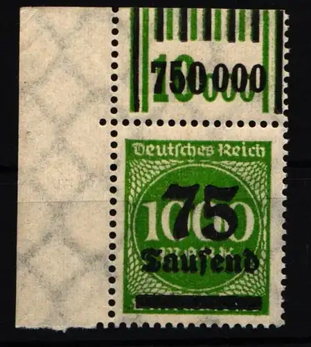 Deutsches Reich 288 II W OR postfrisch 2-9-2 - 1/5/1 #IL665
