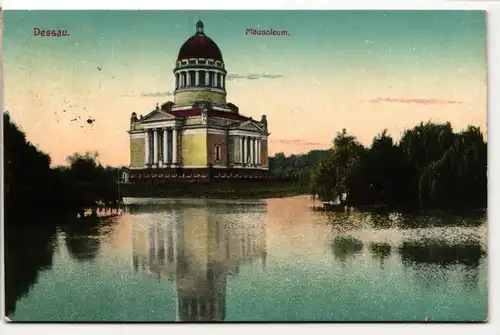 AK Dessau Mausoleum 1910 #PM829