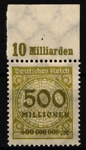 Deutsches Reich 324 A P OR A postfrisch #IR442