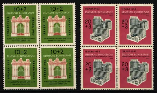 BRD 171-172 postfrisch als 4er Block #IR868