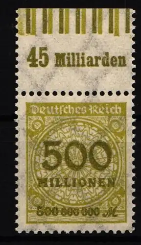 Deutsches Reich 324 A W OR postfrisch 0/6/0 - 0/7/0 #IR454