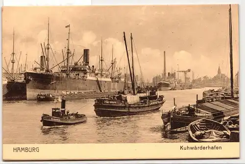 AK Hamburg Kuhwerder Hafen #PN248