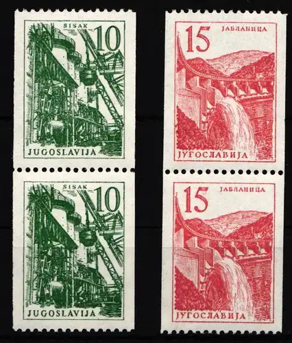 Jugoslawien 839-840 postfrisch senkrechte Paare #IW989