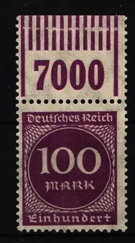 Deutsches Reich 268 a W OR postfrisch 1/11/1 #IR388