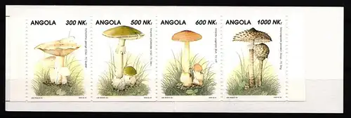 Angola 945-948 postfrisch Markenheft / Pilze #JA174