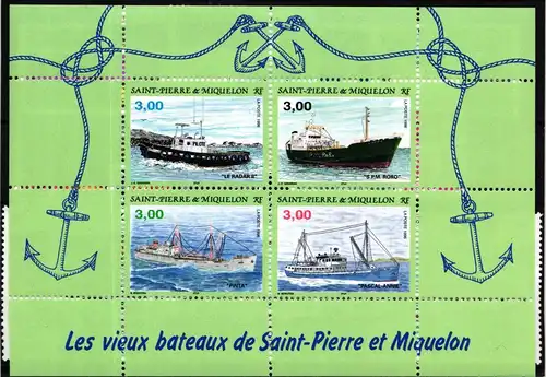 St. Pierre et Miquelon 703-720 postfrisch Jahrgang 1996 komplett #IR504