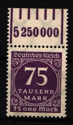 Deutsches Reich 276 W OR postfrisch 1/5/1 #IL603