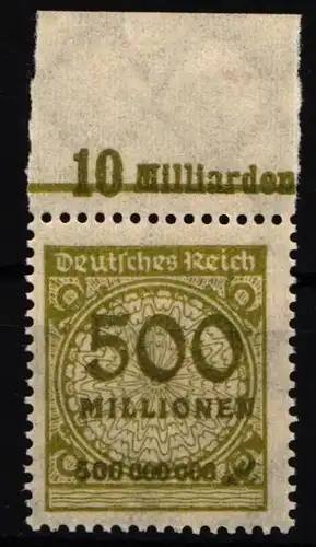 Deutsches Reich 324 A P OR C postfrisch #IR449