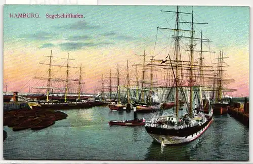 AK Hamburg Segelschiffhafen #PN250