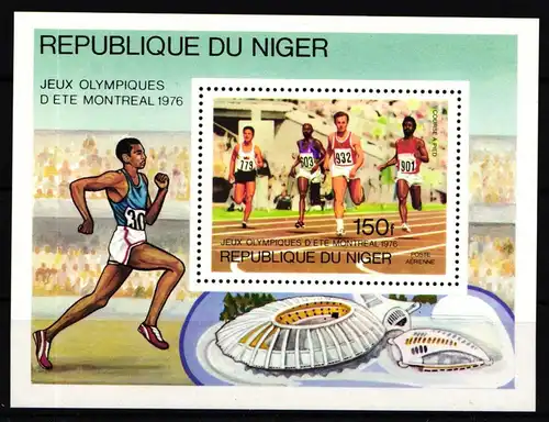 Niger Block 15 postfrisch Olympische Spiele #IR614