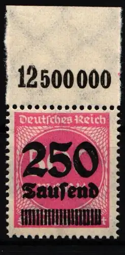 Deutsches Reich 295 P OR postfrisch #IL613
