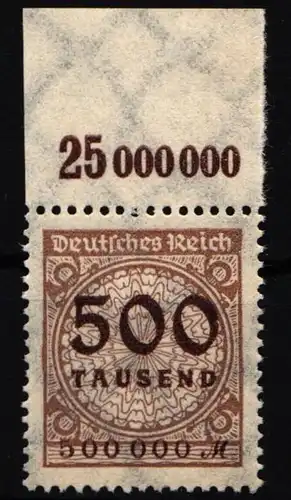 Deutsches Reich 313 A P OR A postfrisch #IL620