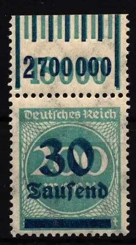 Deutsches Reich 285 W OR postfrisch 1/11/1 - 1/5/1 #IL959