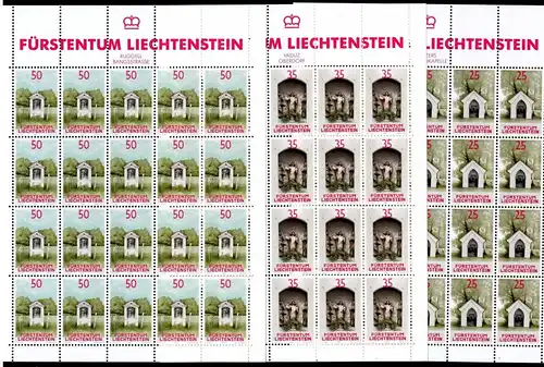 Liechtenstein Kleinbögen 951-953 postfrisch #IG953