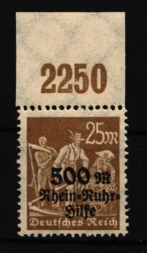 Deutsches Reich 259 P OR postfrisch #IL802