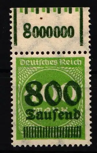 Deutsches Reich 306 A W OR postfrisch 0/6/0 - 1/5/1 #IL700