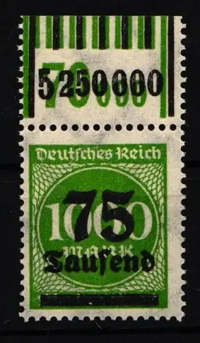 Deutsches Reich 288 I W OR postfrisch 1-11-1 - 1/5/1 #IL668