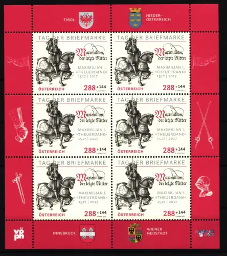 Österreich 3362 postfrisch Kleinbogen #IZ202