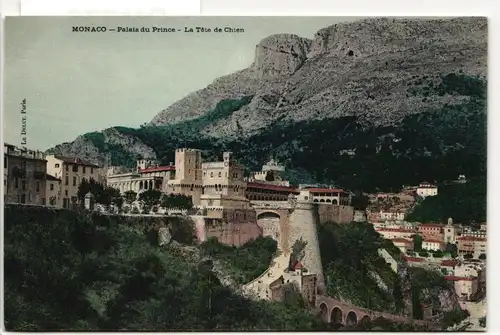 AK Monaco Palais du Prince - La Tête de Chien #PM778