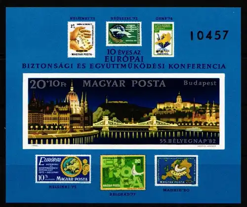 Ungarn Block 159 B postfrisch #IP943